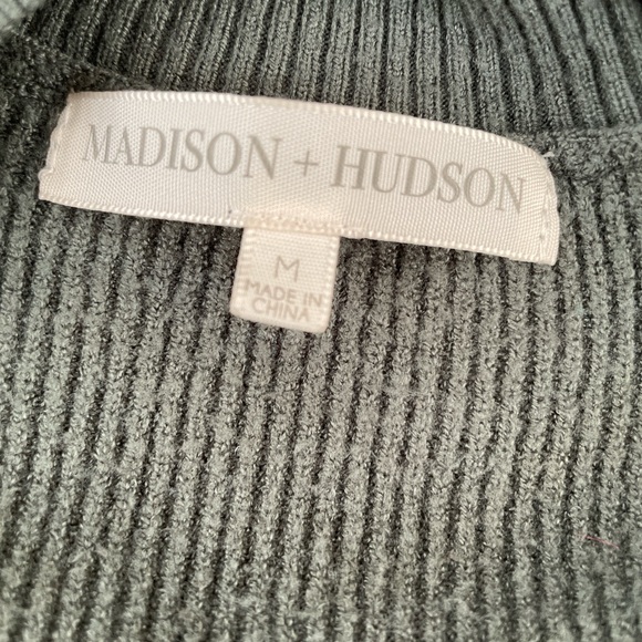 Y2K Ribbed Knit Mock Neck Cut Out Sweater size M - Picture 6 of 8